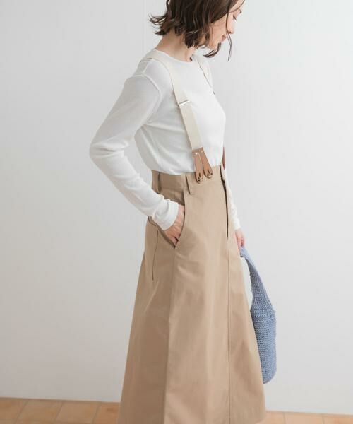 URBAN RESEARCH DOORS / アーバンリサーチ ドアーズ スカート | サスペンダートラペーズスカート | 詳細16
