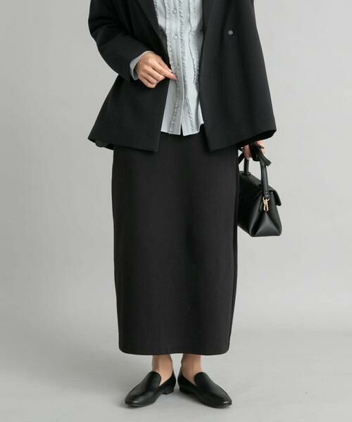 URBAN RESEARCH DOORS / アーバンリサーチ ドアーズ スカート | ダンボールニットストレートスカート | 詳細1