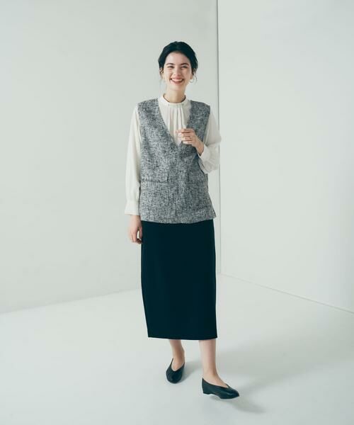 URBAN RESEARCH DOORS / アーバンリサーチ ドアーズ スカート | ダンボールニットストレートスカート | 詳細14