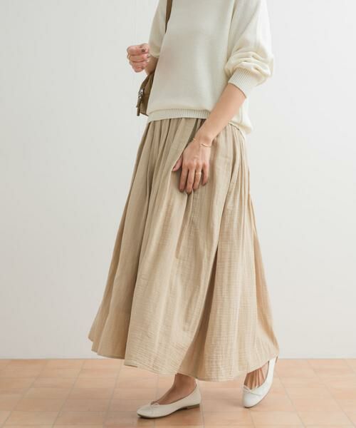 URBAN RESEARCH DOORS / アーバンリサーチ ドアーズ スカート | ダブルガーゼボリュームスカート | 詳細15