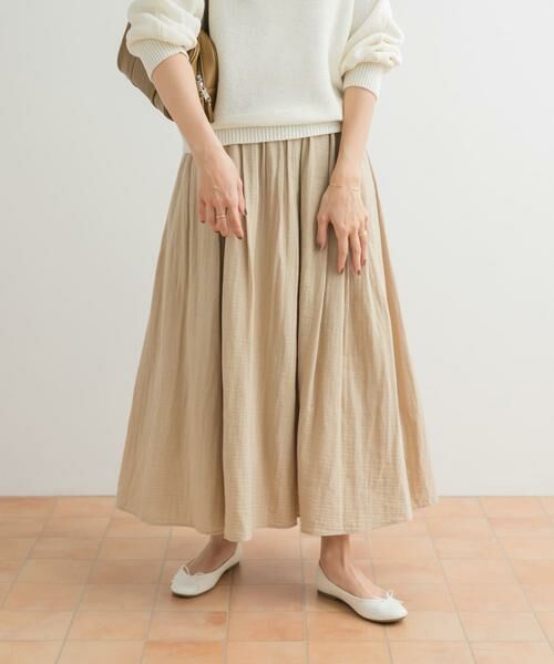 URBAN RESEARCH DOORS / アーバンリサーチ ドアーズ スカート | ダブルガーゼボリュームスカート | 詳細17