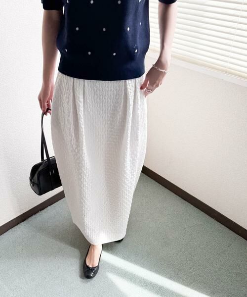 URBAN RESEARCH DOORS / アーバンリサーチ ドアーズ スカート | ジャガードコクーンスカート | 詳細1