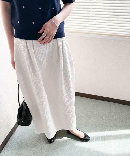 URBAN RESEARCH DOORS / アーバンリサーチ ドアーズ スカート | ジャガードコクーンスカート | 詳細2