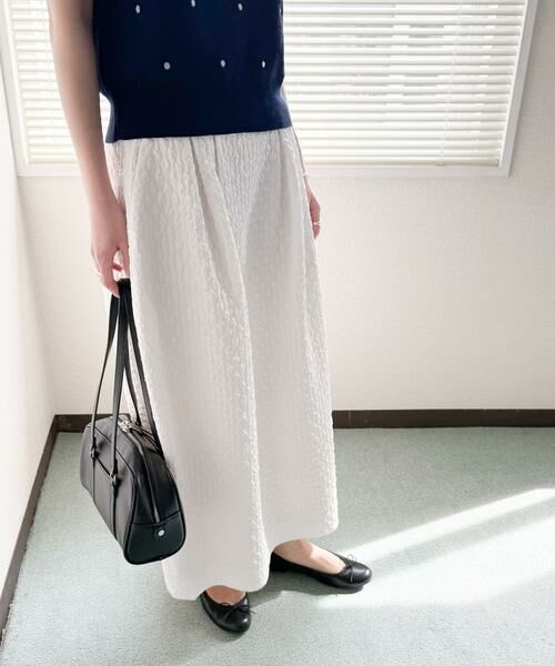 URBAN RESEARCH DOORS / アーバンリサーチ ドアーズ スカート | ジャガードコクーンスカート | 詳細3