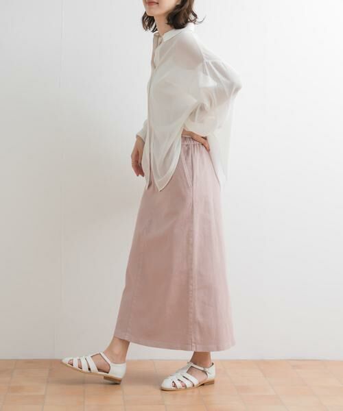 URBAN RESEARCH DOORS / アーバンリサーチ ドアーズ スカート | 製品染めカラースカート | 詳細10