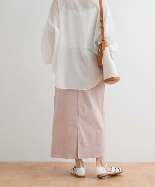 URBAN RESEARCH DOORS / アーバンリサーチ ドアーズ スカート | 製品染めカラースカート | 詳細3