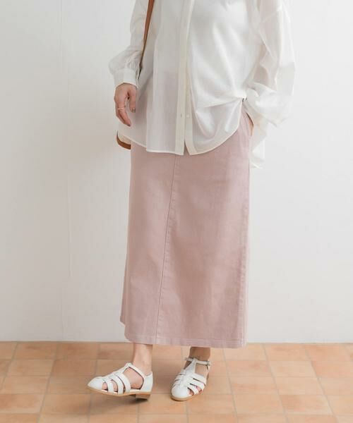 URBAN RESEARCH DOORS / アーバンリサーチ ドアーズ スカート | 製品染めカラースカート | 詳細5