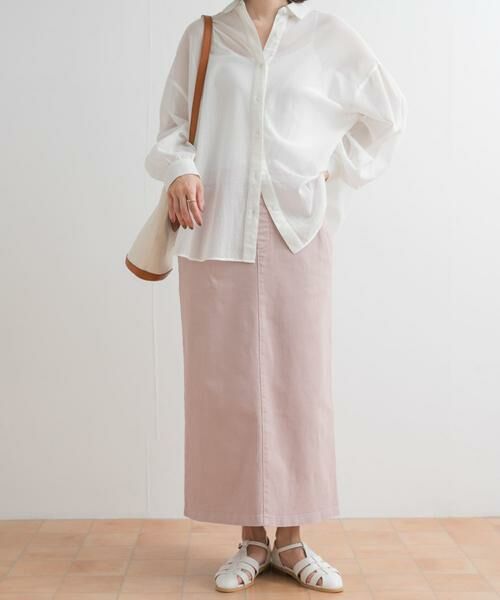 URBAN RESEARCH DOORS / アーバンリサーチ ドアーズ スカート | 製品染めカラースカート | 詳細7