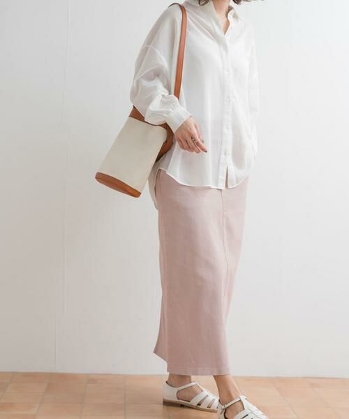 URBAN RESEARCH DOORS / アーバンリサーチ ドアーズ スカート | 製品染めカラースカート | 詳細8