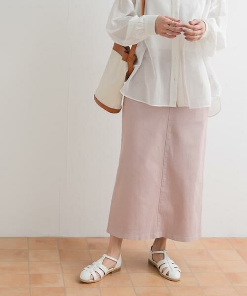 URBAN RESEARCH DOORS / アーバンリサーチ ドアーズ スカート | 製品染めカラースカート | 詳細9