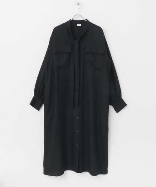 URBAN RESEARCH DOORS / アーバンリサーチ ドアーズ ワンピース | ボウタイワークシャツワンピース | 詳細10
