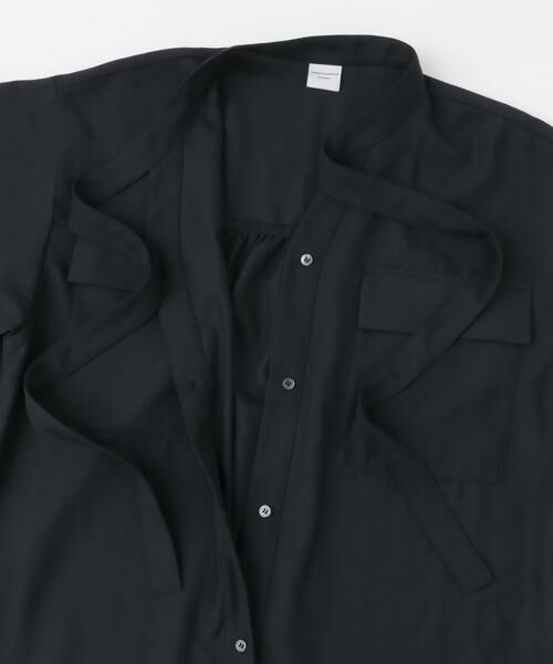 URBAN RESEARCH DOORS / アーバンリサーチ ドアーズ ワンピース | ボウタイワークシャツワンピース | 詳細11
