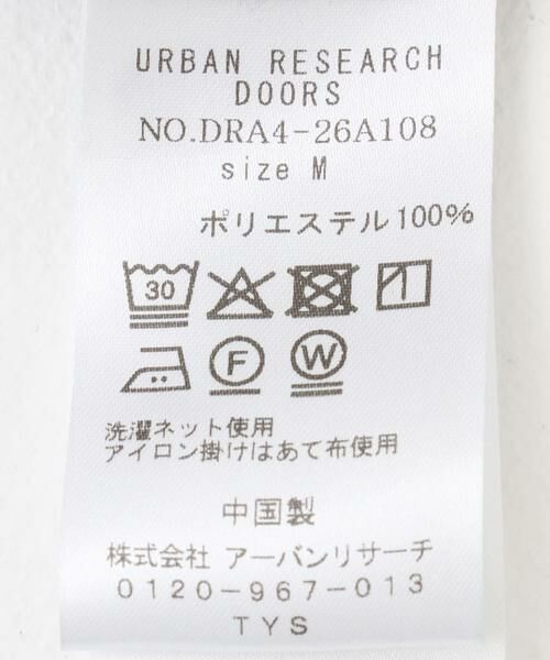 URBAN RESEARCH DOORS / アーバンリサーチ ドアーズ ワンピース | ボウタイワークシャツワンピース | 詳細15