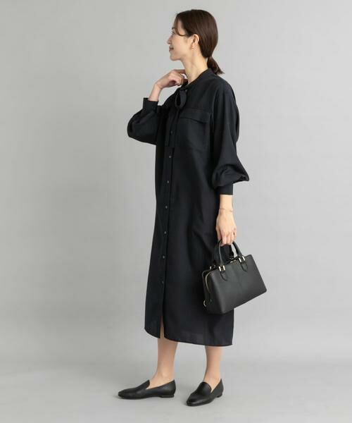 URBAN RESEARCH DOORS / アーバンリサーチ ドアーズ ワンピース | ボウタイワークシャツワンピース | 詳細6