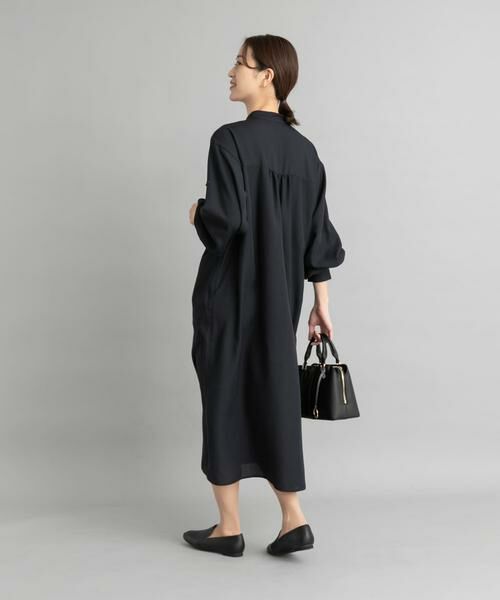 URBAN RESEARCH DOORS / アーバンリサーチ ドアーズ ワンピース | ボウタイワークシャツワンピース | 詳細7