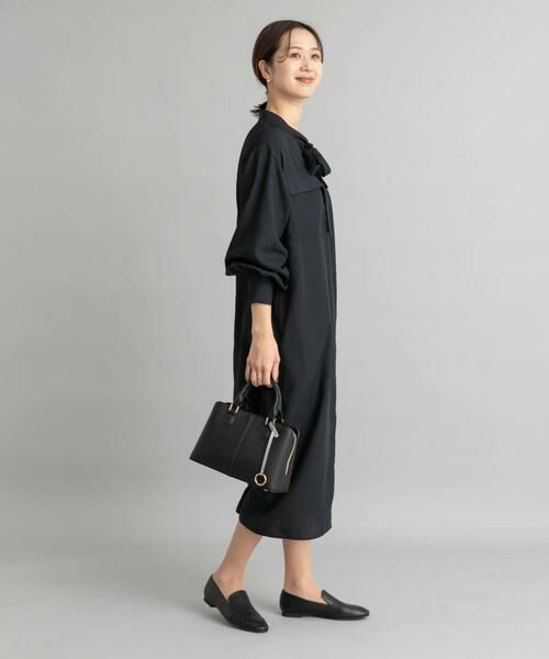 URBAN RESEARCH DOORS / アーバンリサーチ ドアーズ ワンピース | ボウタイワークシャツワンピース | 詳細9