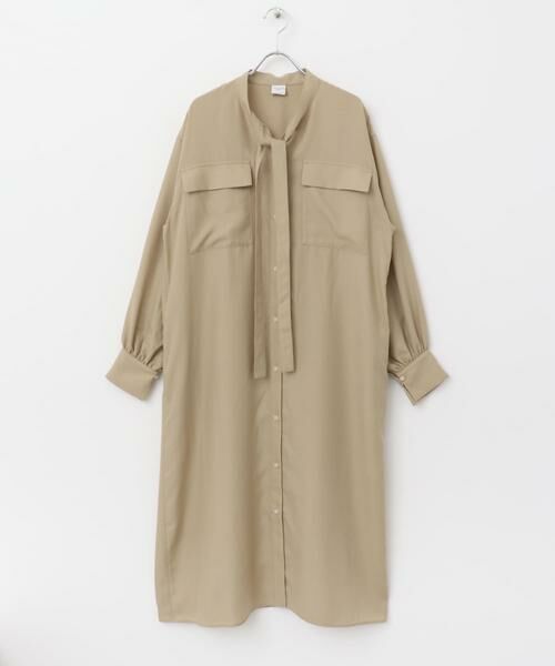 URBAN RESEARCH DOORS / アーバンリサーチ ドアーズ ワンピース | ボウタイワークシャツワンピース | 詳細26