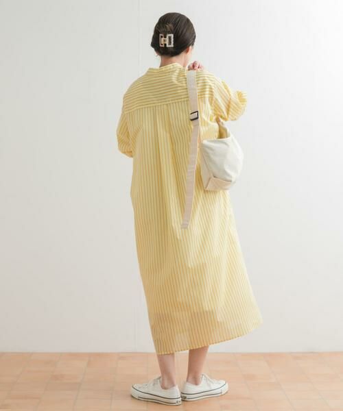 URBAN RESEARCH DOORS / アーバンリサーチ ドアーズ ワンピース | カラーストライプシャツワンピース | 詳細1