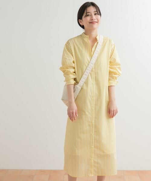 URBAN RESEARCH DOORS / アーバンリサーチ ドアーズ ワンピース | カラーストライプシャツワンピース | 詳細11