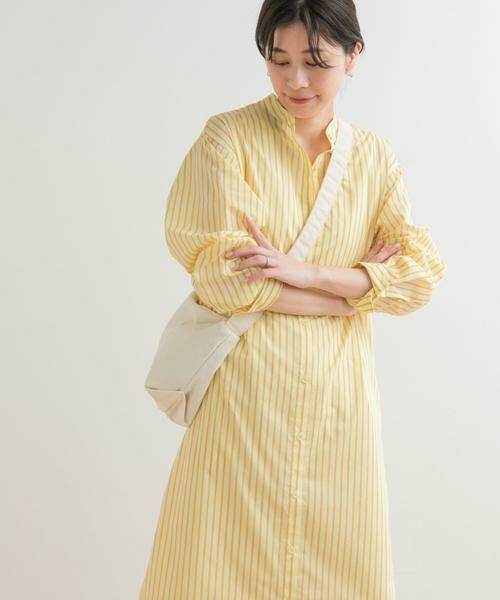 URBAN RESEARCH DOORS / アーバンリサーチ ドアーズ ワンピース | カラーストライプシャツワンピース | 詳細12