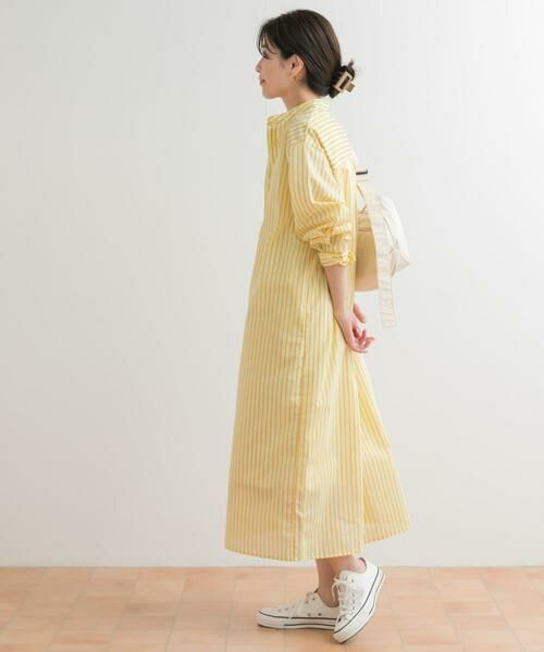 URBAN RESEARCH DOORS / アーバンリサーチ ドアーズ ワンピース | カラーストライプシャツワンピース | 詳細2