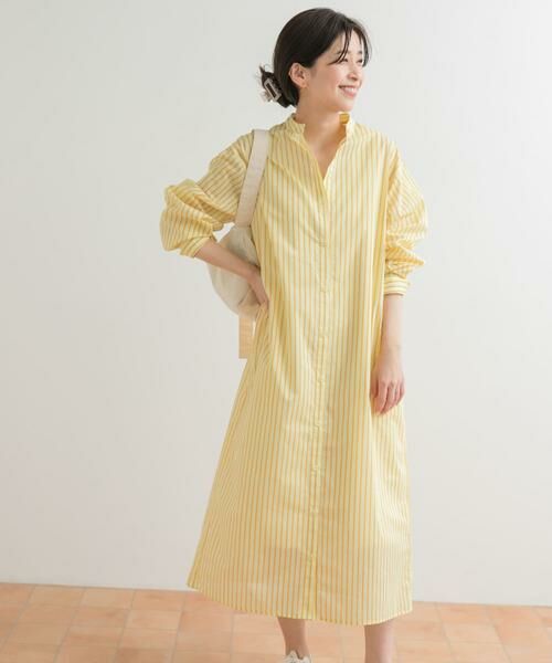 URBAN RESEARCH DOORS / アーバンリサーチ ドアーズ ワンピース | カラーストライプシャツワンピース | 詳細5
