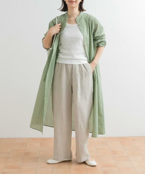 URBAN RESEARCH DOORS / アーバンリサーチ ドアーズ ワンピース | カラーストライプシャツワンピース | 詳細16