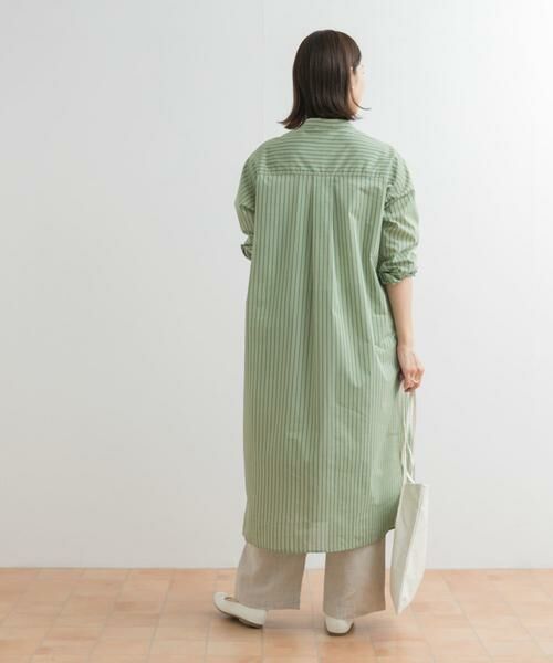 URBAN RESEARCH DOORS / アーバンリサーチ ドアーズ ワンピース | カラーストライプシャツワンピース | 詳細25
