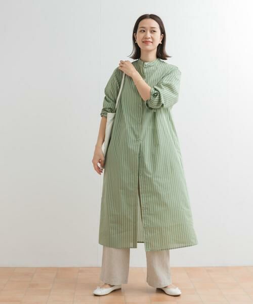 URBAN RESEARCH DOORS / アーバンリサーチ ドアーズ ワンピース | カラーストライプシャツワンピース | 詳細26