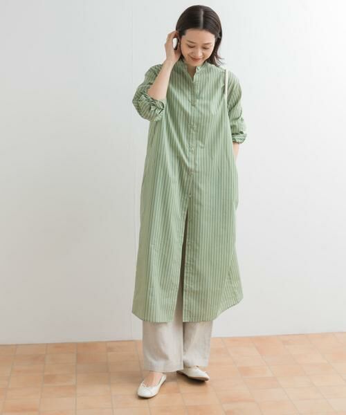 URBAN RESEARCH DOORS / アーバンリサーチ ドアーズ ワンピース | カラーストライプシャツワンピース | 詳細27