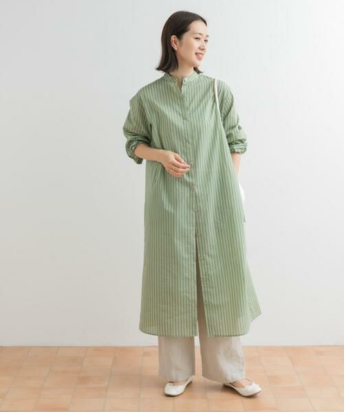 URBAN RESEARCH DOORS / アーバンリサーチ ドアーズ ワンピース | カラーストライプシャツワンピース | 詳細28