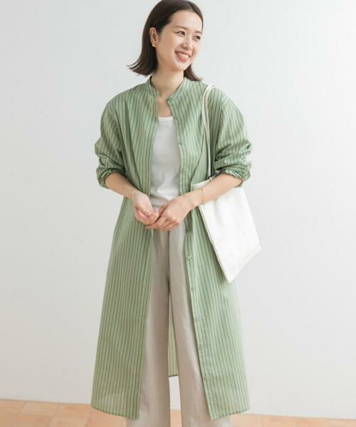 URBAN RESEARCH DOORS / アーバンリサーチ ドアーズ ワンピース | カラーストライプシャツワンピース | 詳細17