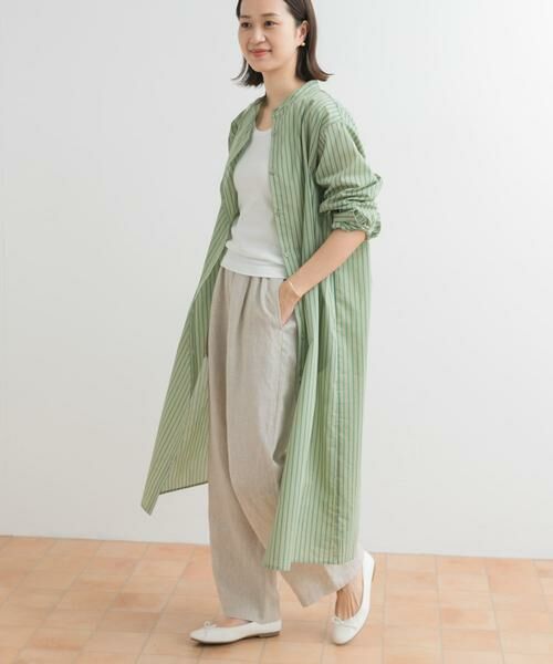 URBAN RESEARCH DOORS / アーバンリサーチ ドアーズ ワンピース | カラーストライプシャツワンピース | 詳細18