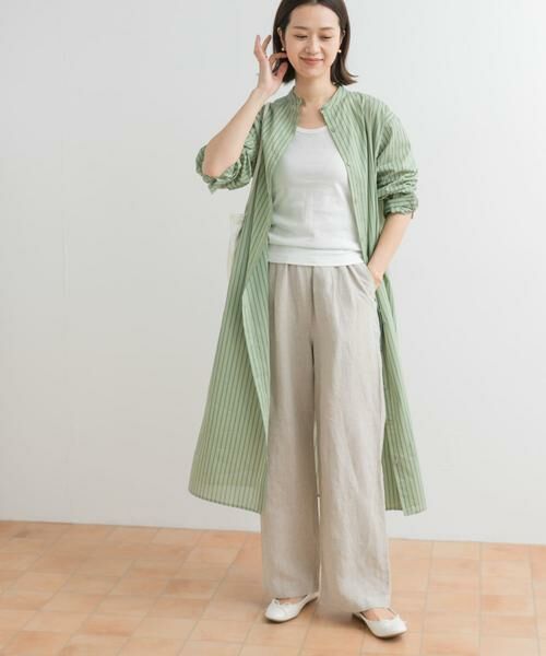 URBAN RESEARCH DOORS / アーバンリサーチ ドアーズ ワンピース | カラーストライプシャツワンピース | 詳細19