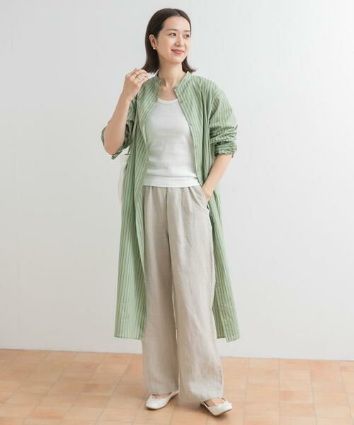 URBAN RESEARCH DOORS / アーバンリサーチ ドアーズ ワンピース | カラーストライプシャツワンピース | 詳細21