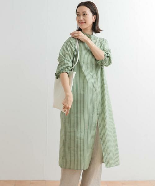 URBAN RESEARCH DOORS / アーバンリサーチ ドアーズ ワンピース | カラーストライプシャツワンピース | 詳細24