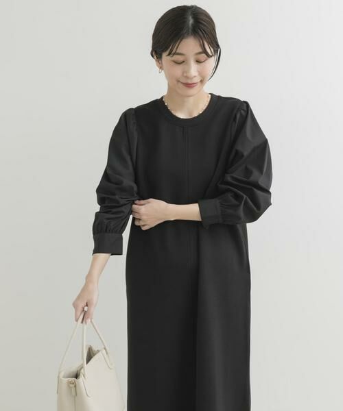 URBAN RESEARCH DOORS / アーバンリサーチ ドアーズ ワンピース | ボリュームスリーブドッキングワンピース | 詳細1