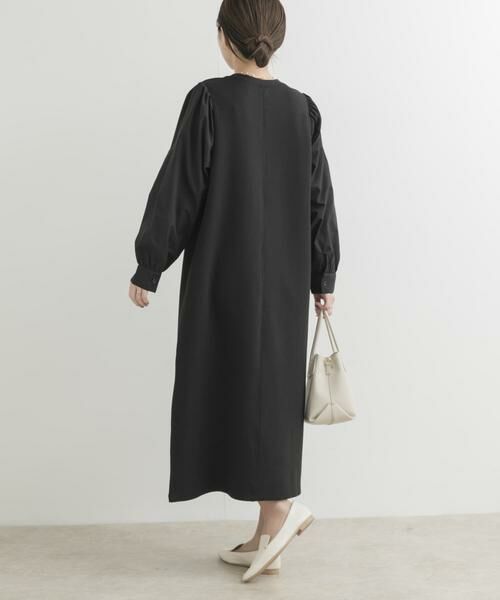 URBAN RESEARCH DOORS / アーバンリサーチ ドアーズ ワンピース | ボリュームスリーブドッキングワンピース | 詳細13