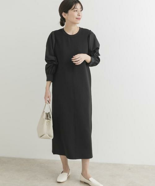 URBAN RESEARCH DOORS / アーバンリサーチ ドアーズ ワンピース | ボリュームスリーブドッキングワンピース | 詳細4