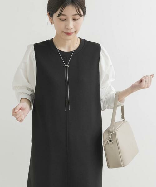 URBAN RESEARCH DOORS / アーバンリサーチ ドアーズ ワンピース | ボリュームスリーブドッキングワンピース | 詳細16