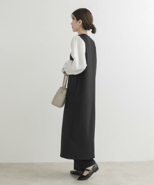 URBAN RESEARCH DOORS / アーバンリサーチ ドアーズ ワンピース | ボリュームスリーブドッキングワンピース | 詳細28