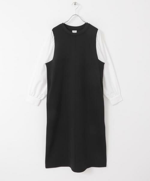 URBAN RESEARCH DOORS / アーバンリサーチ ドアーズ ワンピース | ボリュームスリーブドッキングワンピース | 詳細29