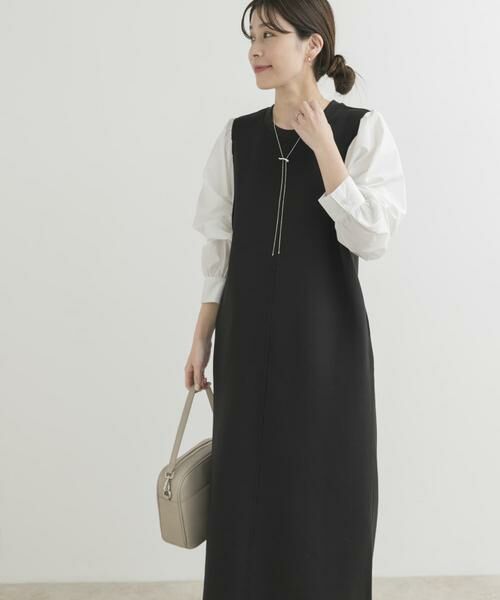 URBAN RESEARCH DOORS / アーバンリサーチ ドアーズ ワンピース | ボリュームスリーブドッキングワンピース | 詳細18
