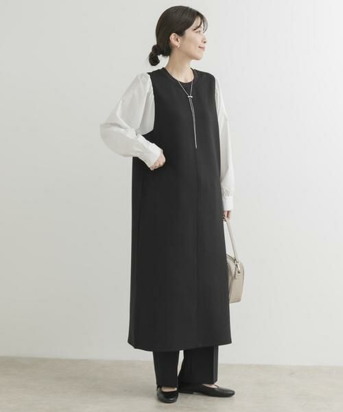 URBAN RESEARCH DOORS / アーバンリサーチ ドアーズ ワンピース | ボリュームスリーブドッキングワンピース | 詳細24