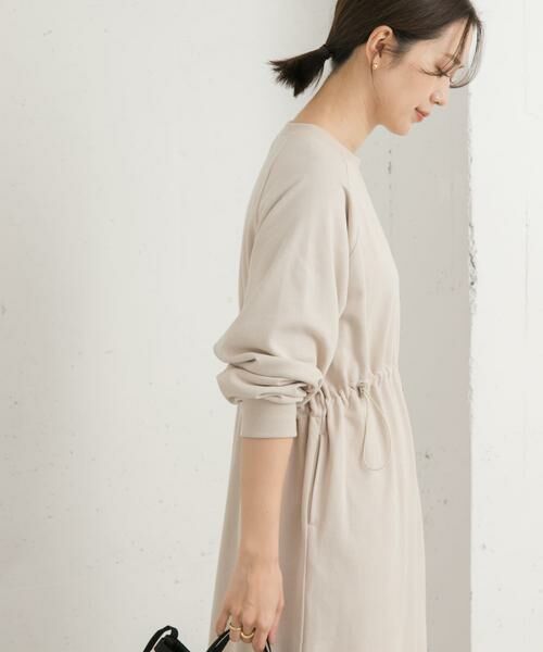 URBAN RESEARCH DOORS / アーバンリサーチ ドアーズ ワンピース | ミニ裏毛ドロストワンピース | 詳細19