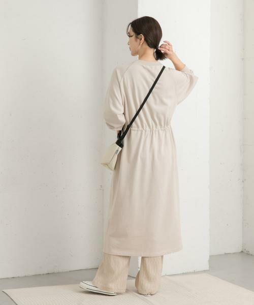 URBAN RESEARCH DOORS / アーバンリサーチ ドアーズ ワンピース | ミニ裏毛ドロストワンピース | 詳細29