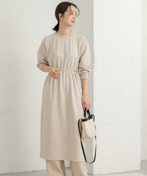 URBAN RESEARCH DOORS / アーバンリサーチ ドアーズ ワンピース | ミニ裏毛ドロストワンピース | 詳細21