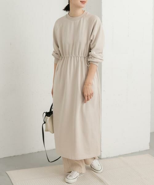 URBAN RESEARCH DOORS / アーバンリサーチ ドアーズ ワンピース | ミニ裏毛ドロストワンピース | 詳細23