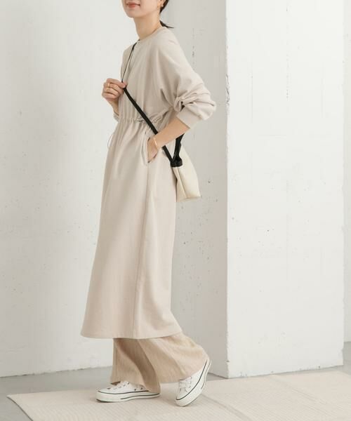 URBAN RESEARCH DOORS / アーバンリサーチ ドアーズ ワンピース | ミニ裏毛ドロストワンピース | 詳細24