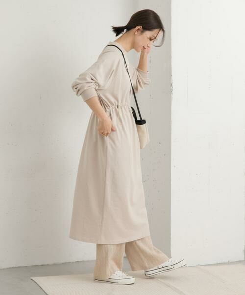 URBAN RESEARCH DOORS / アーバンリサーチ ドアーズ ワンピース | ミニ裏毛ドロストワンピース | 詳細27